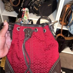 Coach Drawstring Crossbody